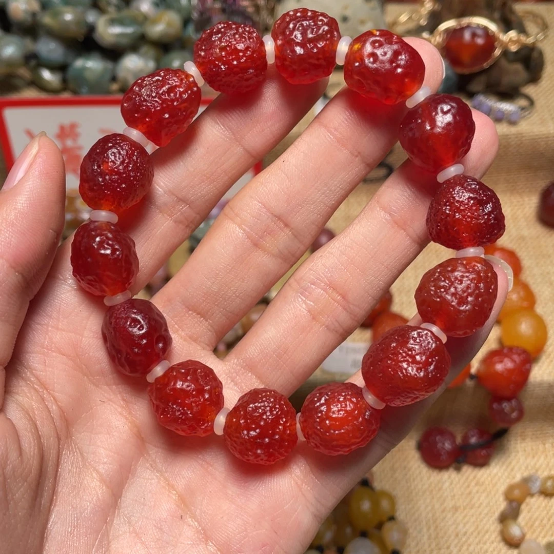 玛瑙/玉髓手链未镶嵌用****2