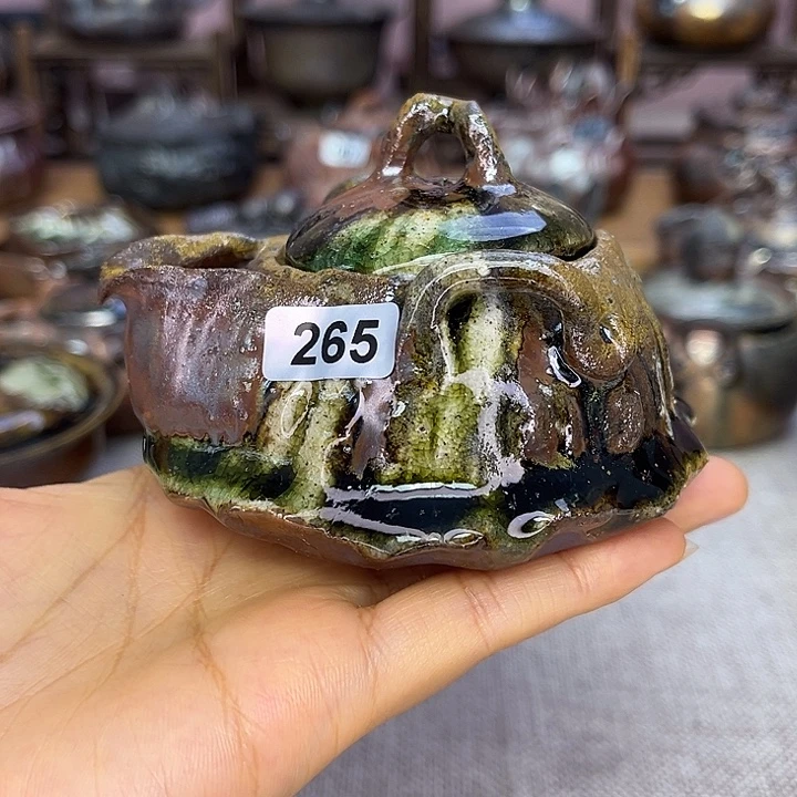 裸柴烧陶瓷手工茶器