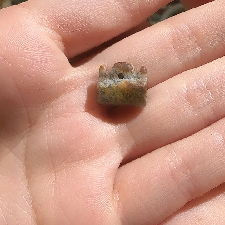 和田玉珠子未镶嵌窦*婵