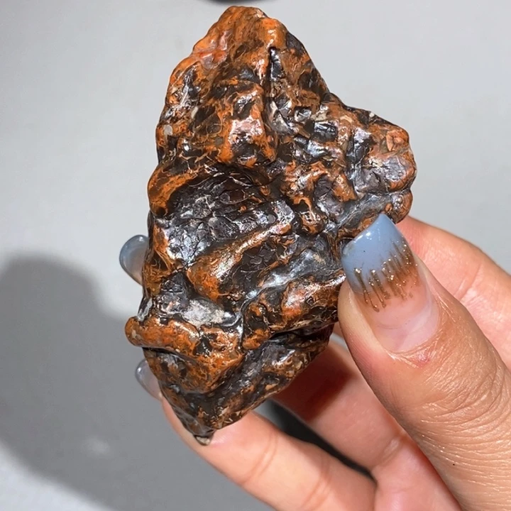 玛瑙/玉髓车挂合金石****缘17