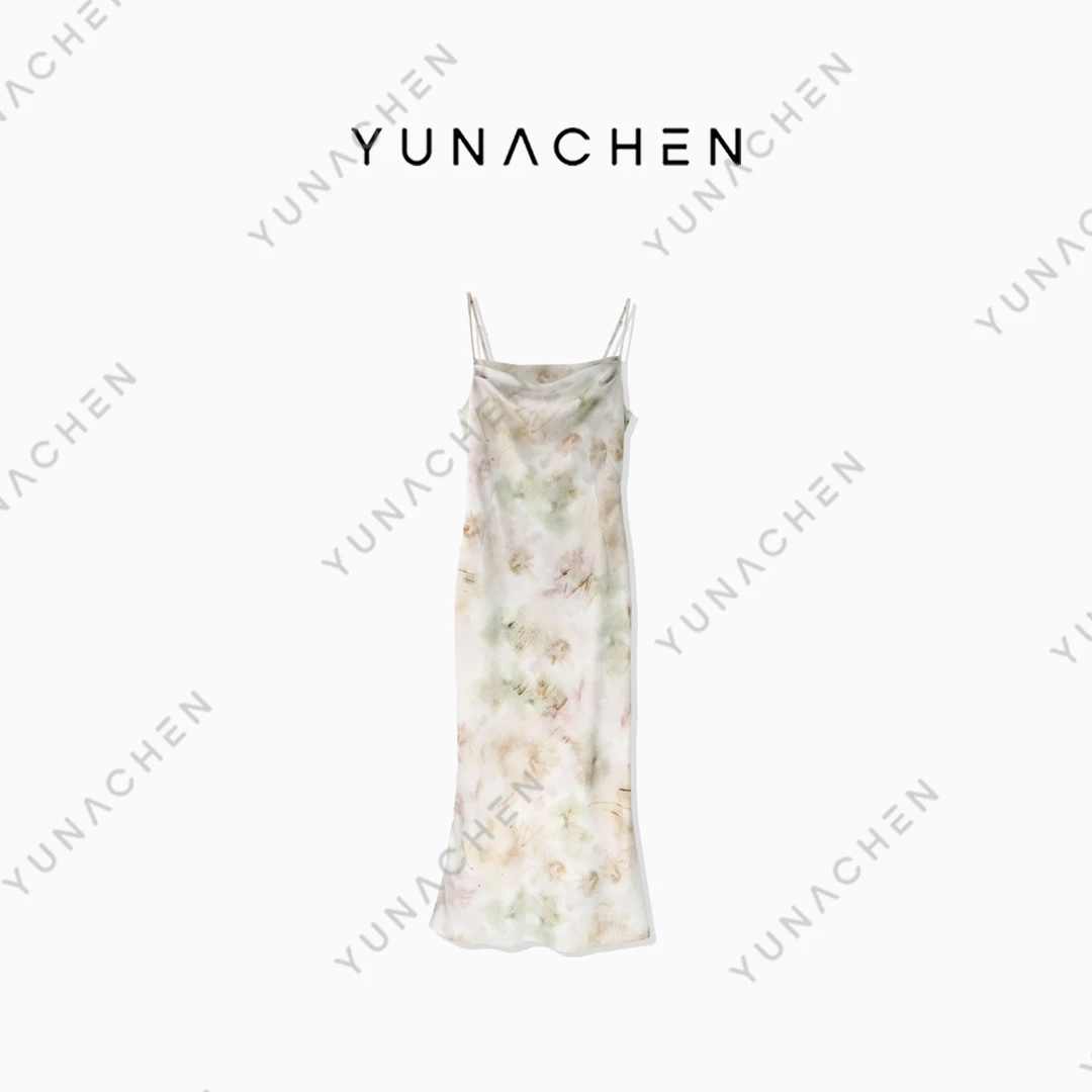 【倾颜】C5 春季轻奢时尚设计师吊带连衣裙03-999-G24SL12A