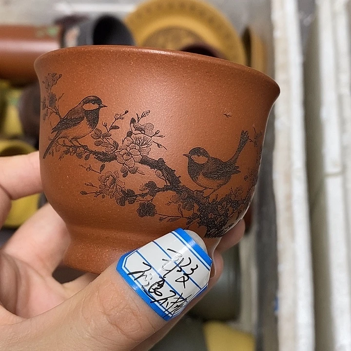茶杯紫砂瑕疵不退不换