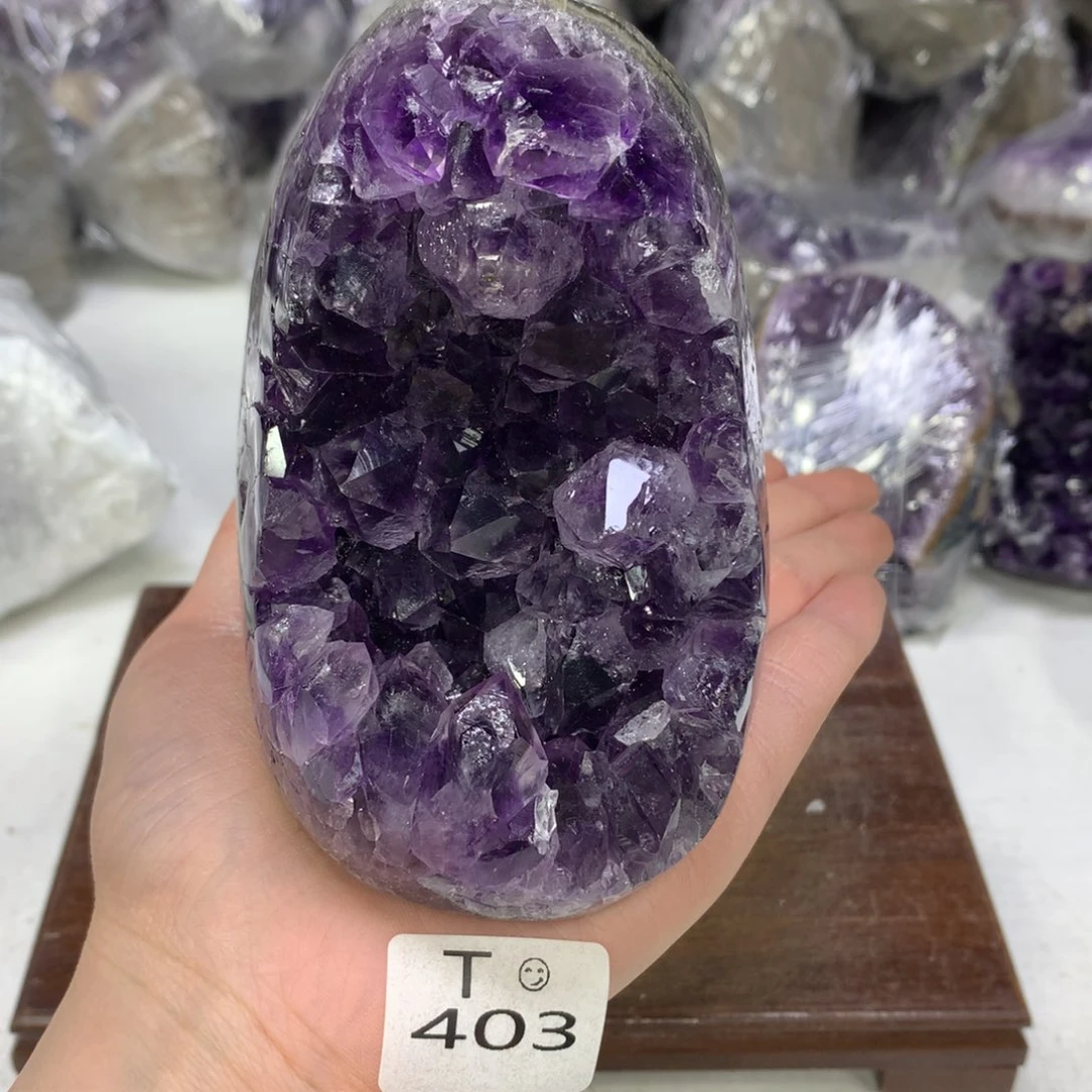 紫晶摆件未镶嵌水晶