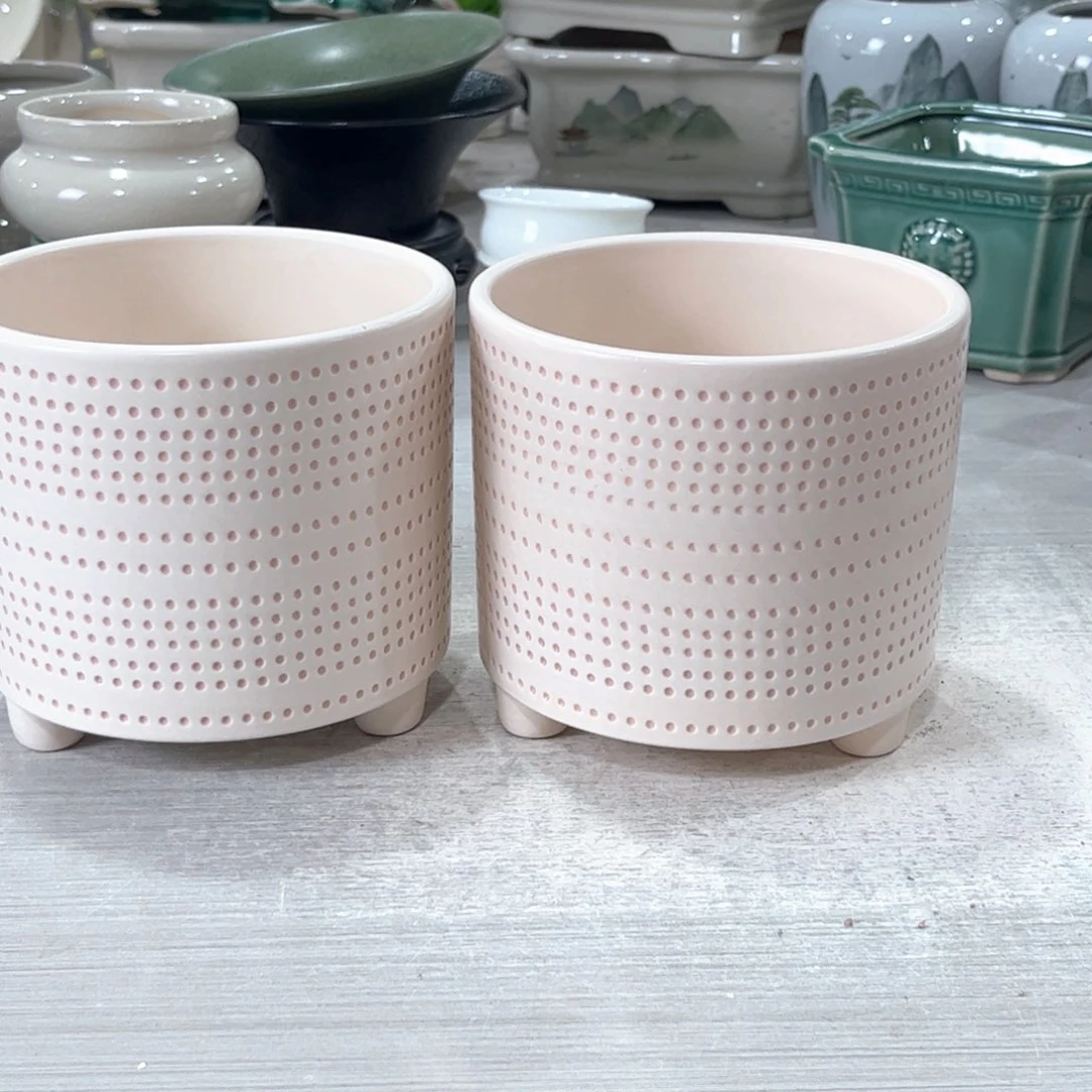 口径  13*12陶瓷绿植多肉微瑕花盆