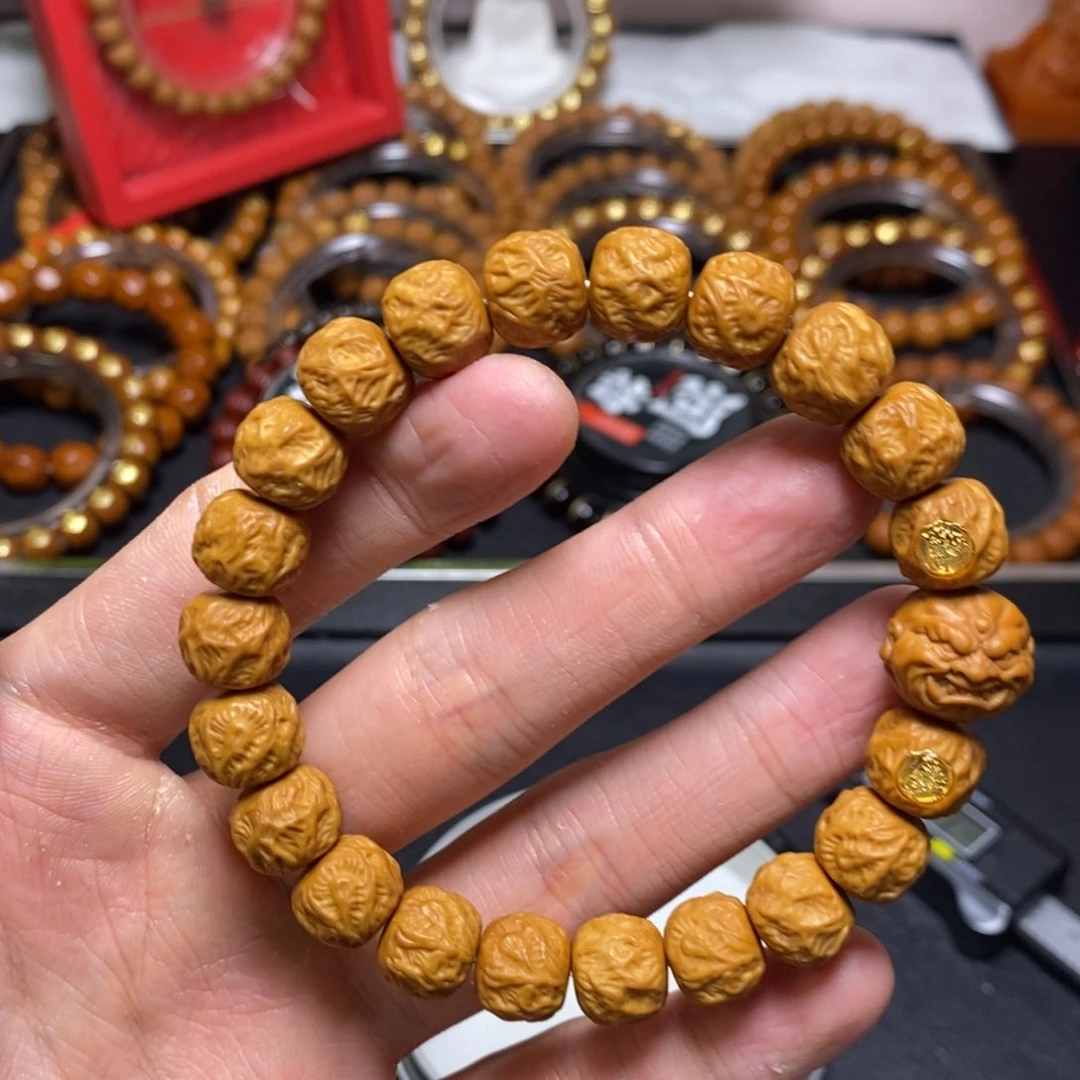 猴头核桃手串全品恶僧观山 尺寸11+ 单号119