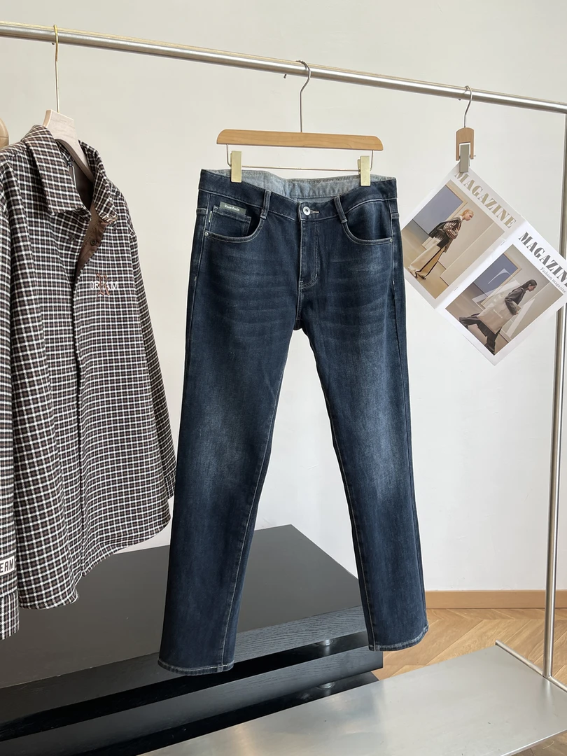 特！黑科技速暖升温！商场余D 男士秋冬磨毛休闲牛仔裤 C80 H6654