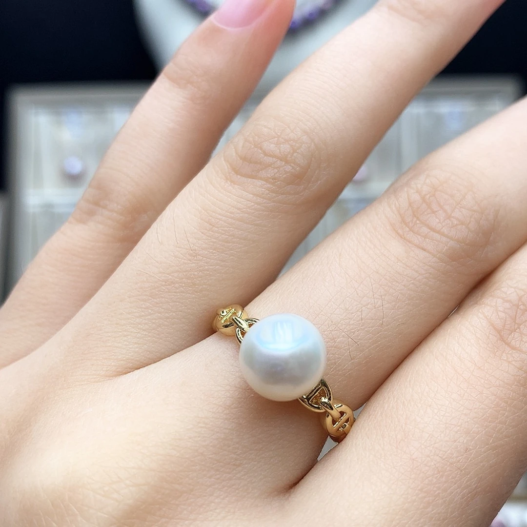 淡水珍珠合金颈饰