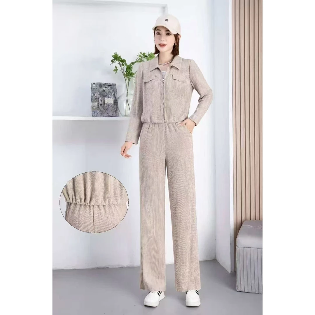 早春季休闲运动套装2025女装初秋卫衣两件套时尚洋气减龄款T252