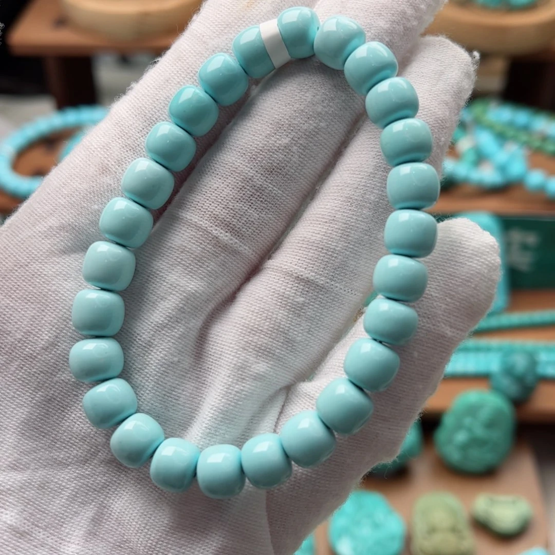 未镶嵌绿松石尺寸8mm