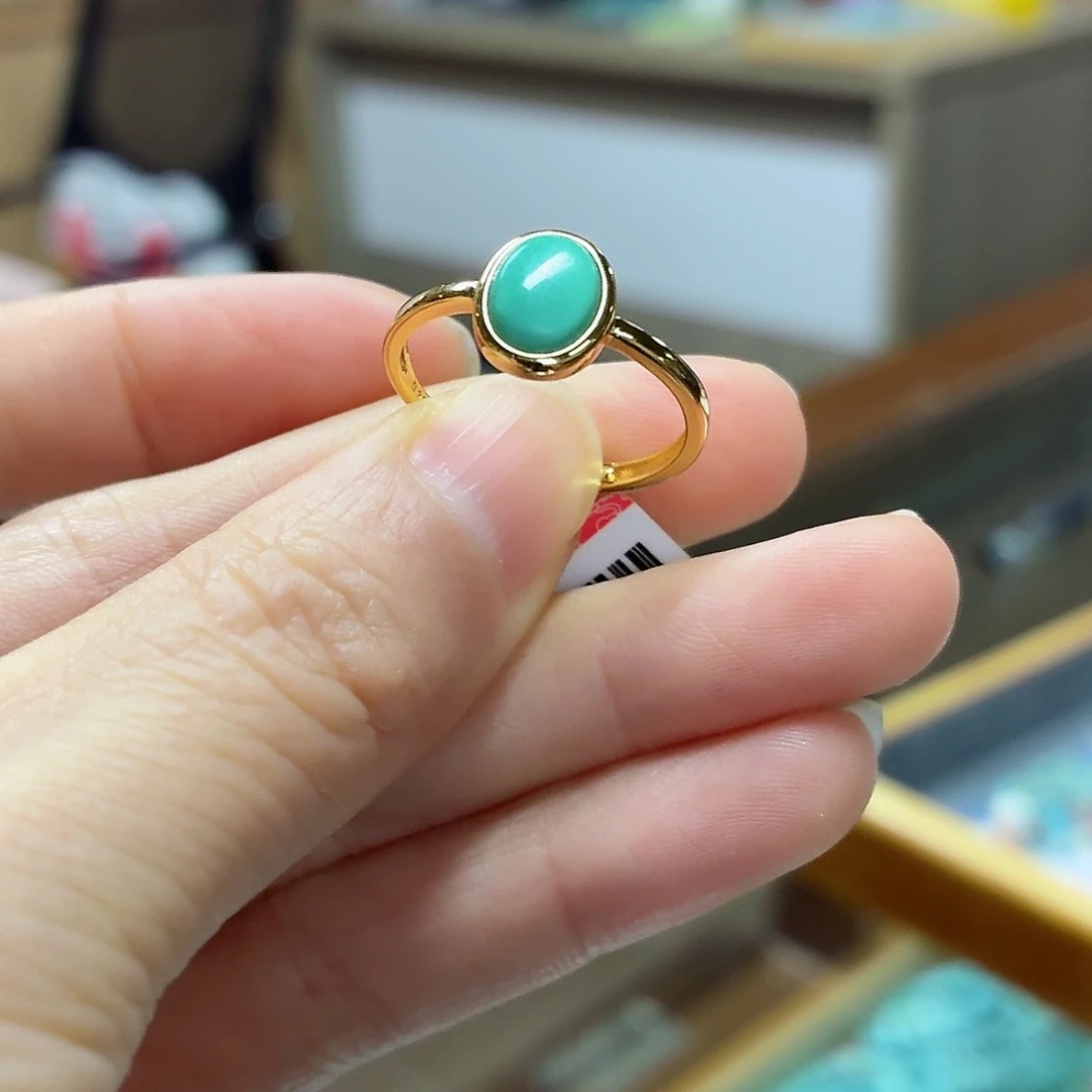 银S925镶嵌绿松石珠宝奇石