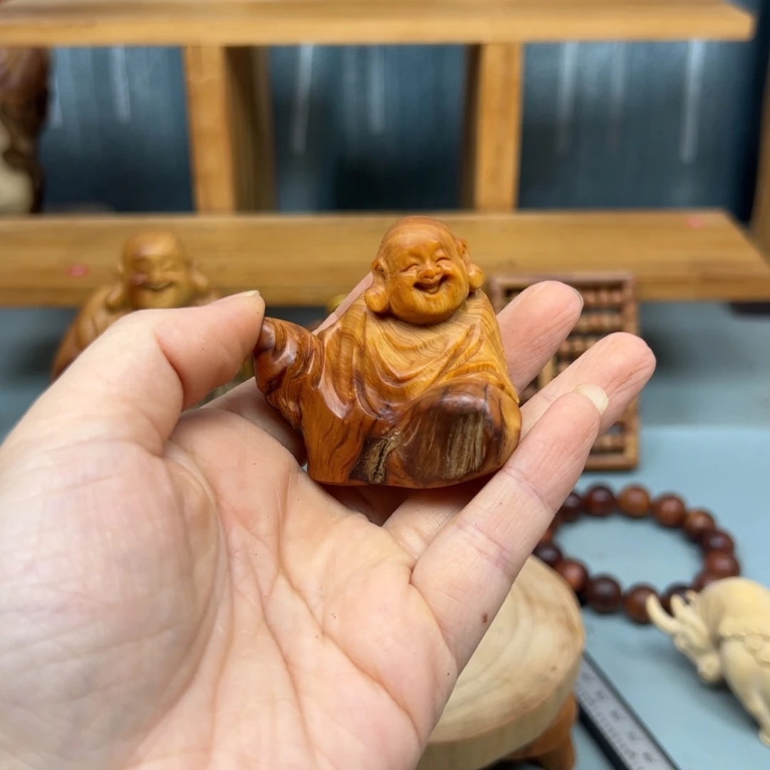 快***呐木崖柏木摆件手把件