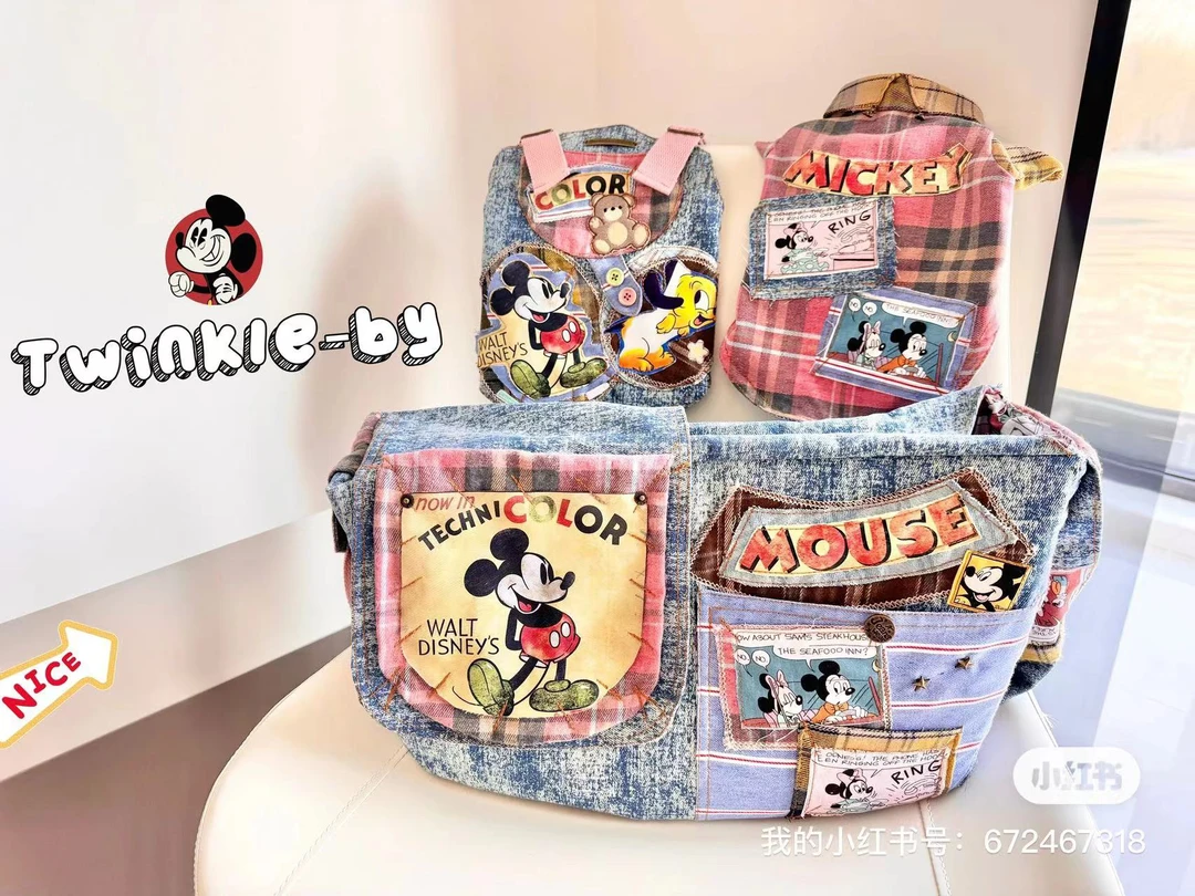 Tw立体米奇牛仔衬衫（高定款不支持退换）