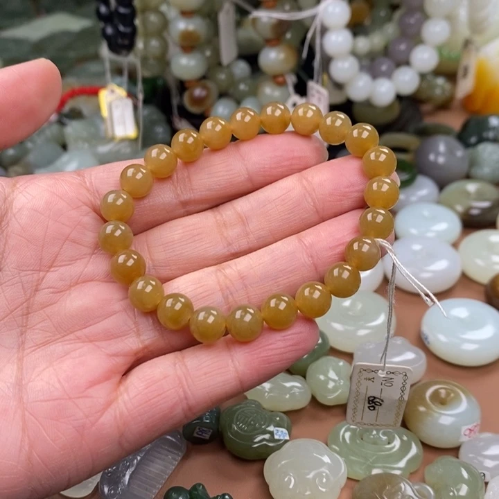 和田玉未镶嵌手链