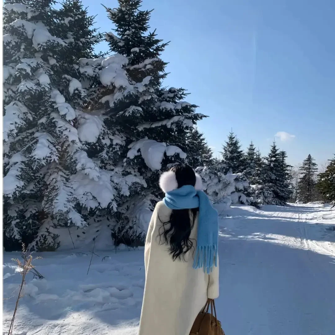 羊绒2025经典羊绒围巾冬季百搭时尚