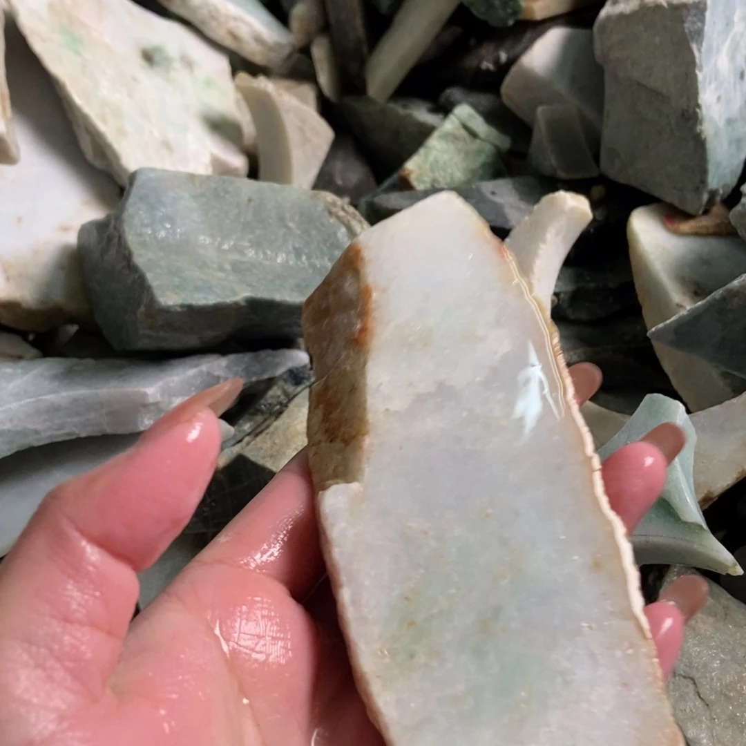 翡翠未镶嵌挂件天然翡翠