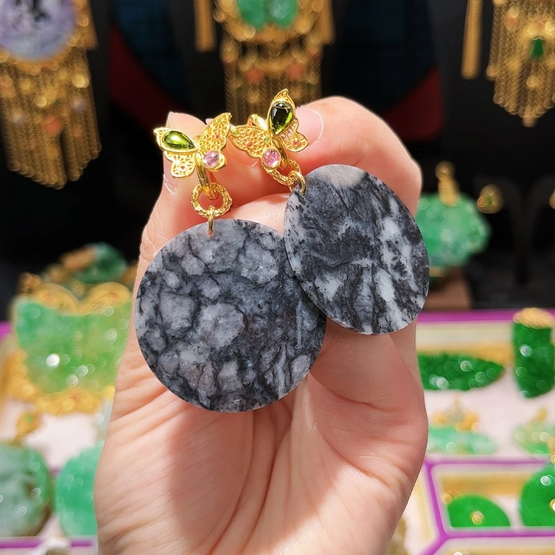 【闪购商品】翡翠未镶嵌耳饰福利