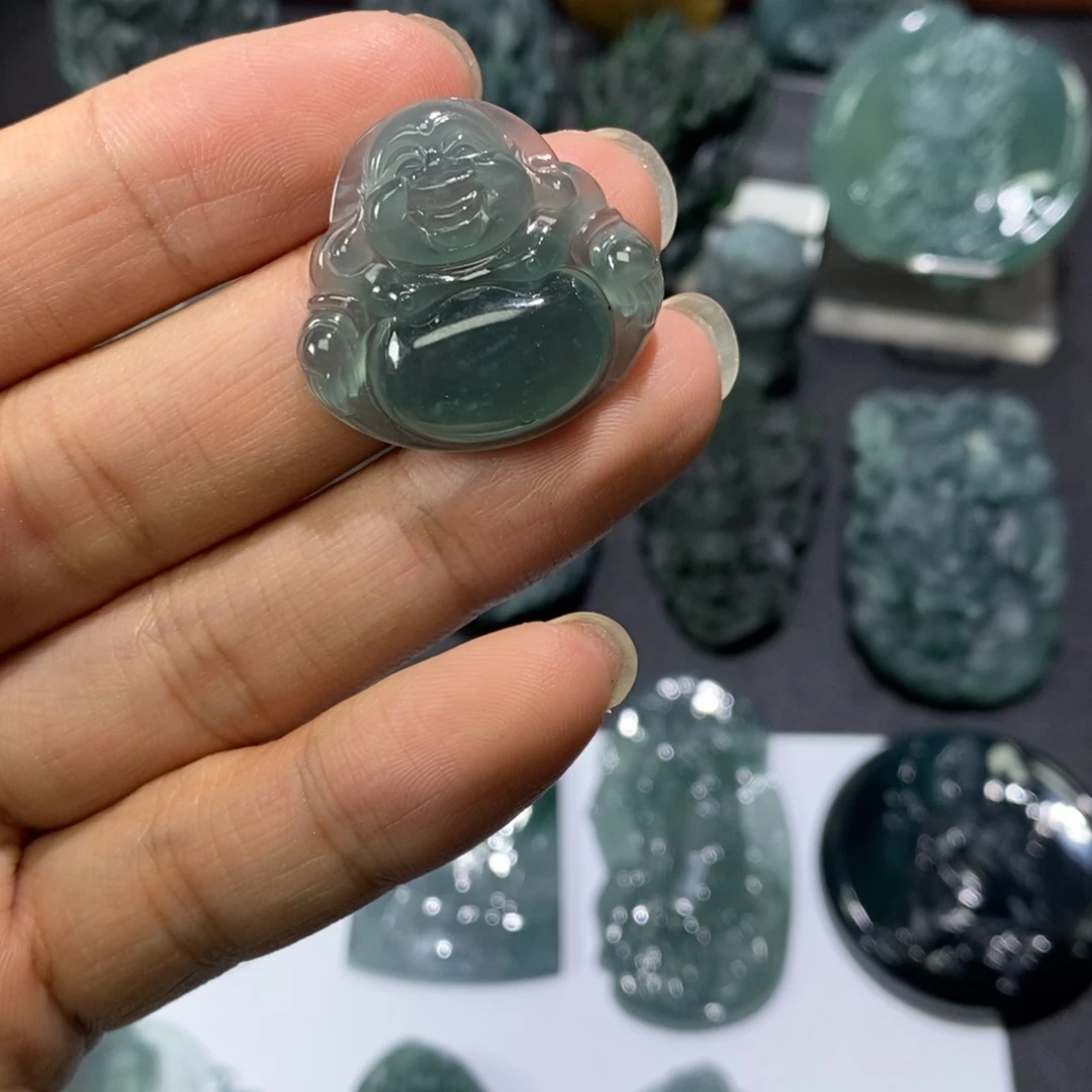 定制翡翠未镶嵌佛公