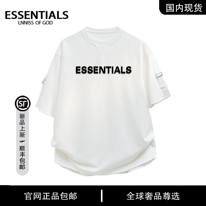 【品牌现货撤柜】ESSENTIALS LNNISS夏季男新款休闲全棉潮流短袖t恤