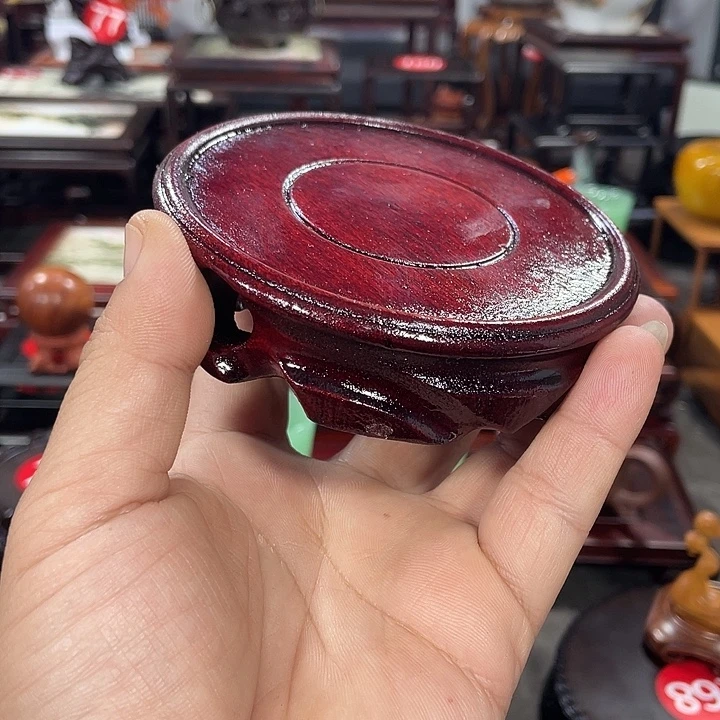 香榧木红木底座工艺品10