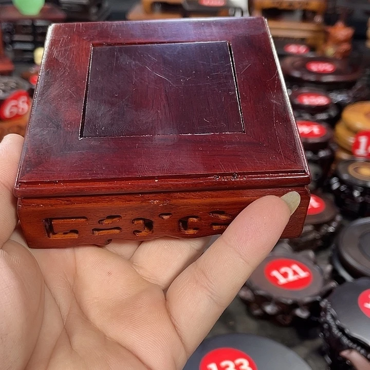 手工艺品琉璃红木底座工艺品