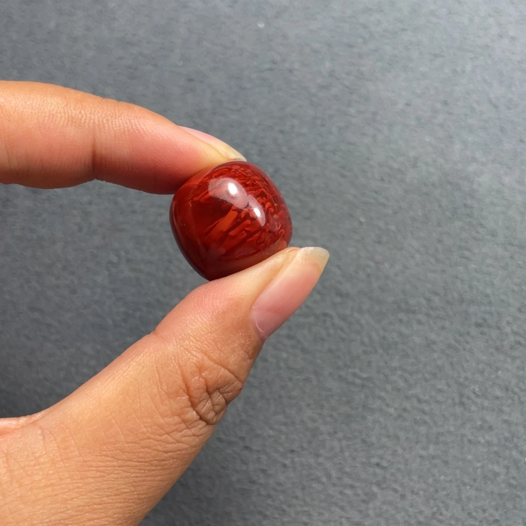 南红玛瑙未镶嵌颈饰18×18.7mm