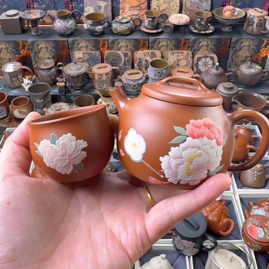 茶壶紫砂150ml原矿精工半手