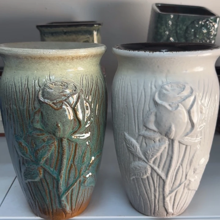 紫砂花盆口15高25，111111