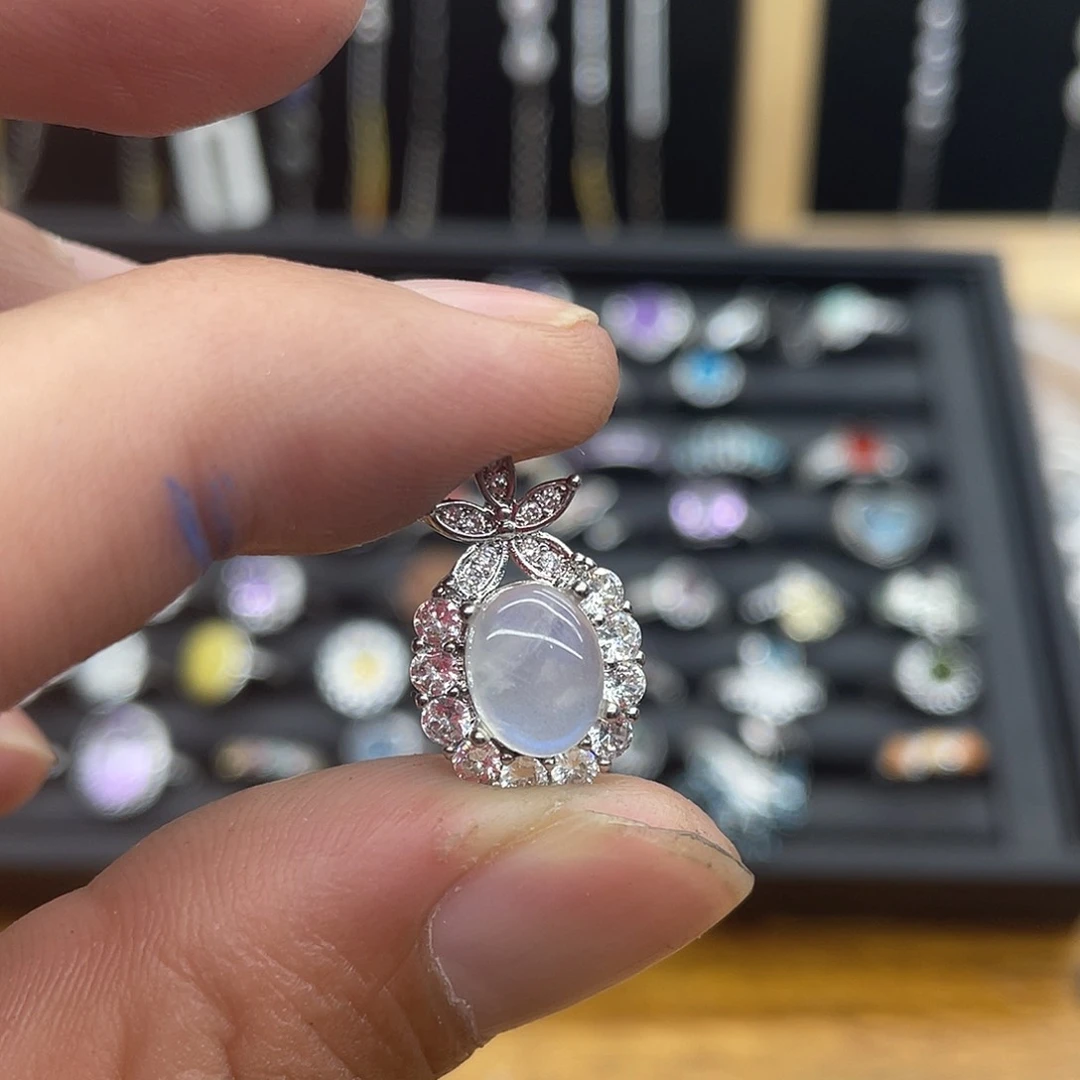 紫晶珠宝半成品未镶嵌