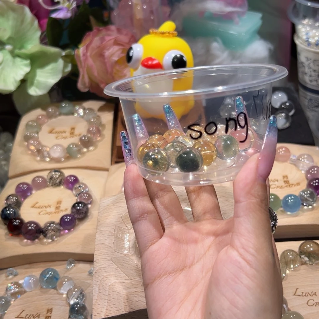 s****烟晶手链银S925镶嵌