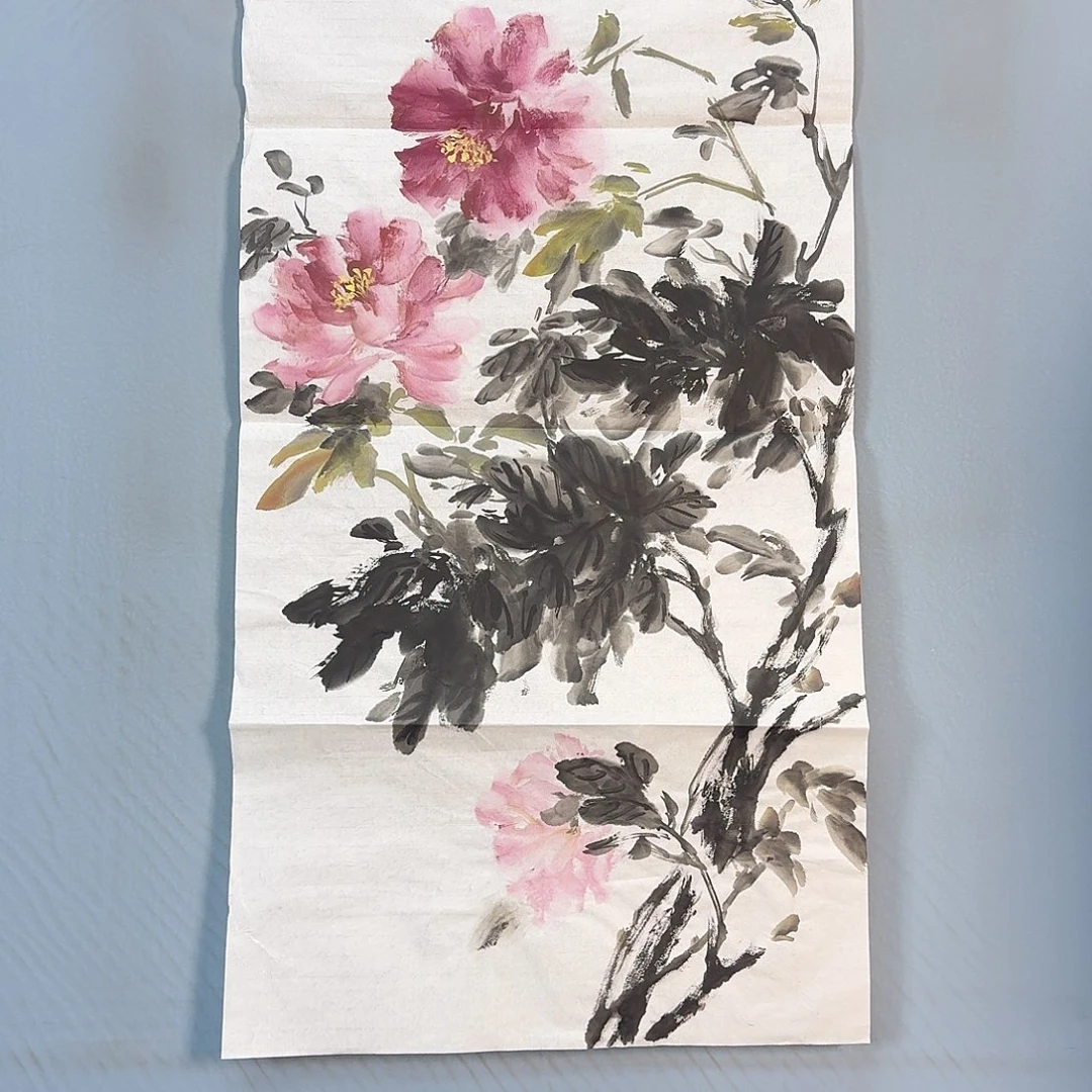 国画131 牡丹一如您初来