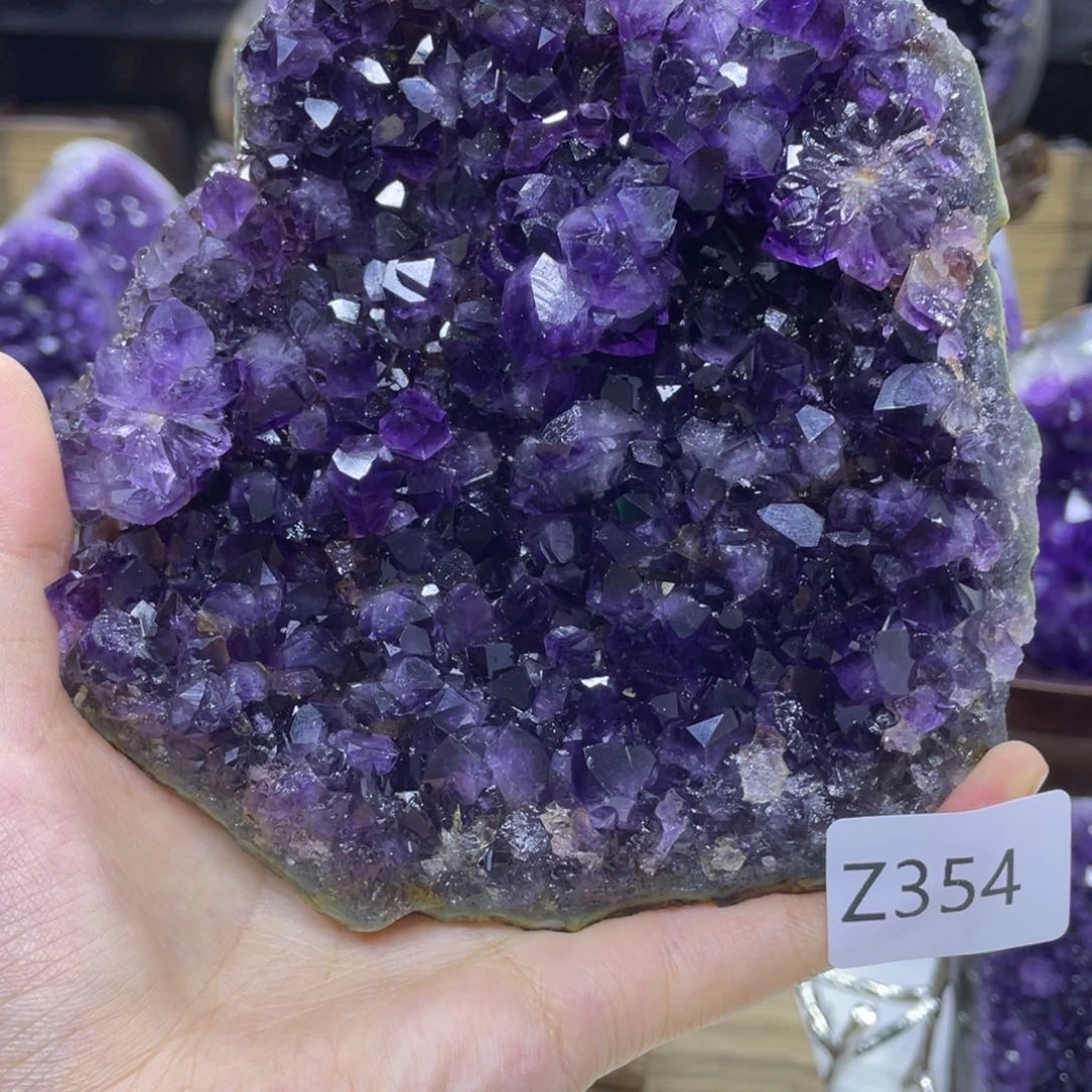 乌拉圭紫水晶摆件z354