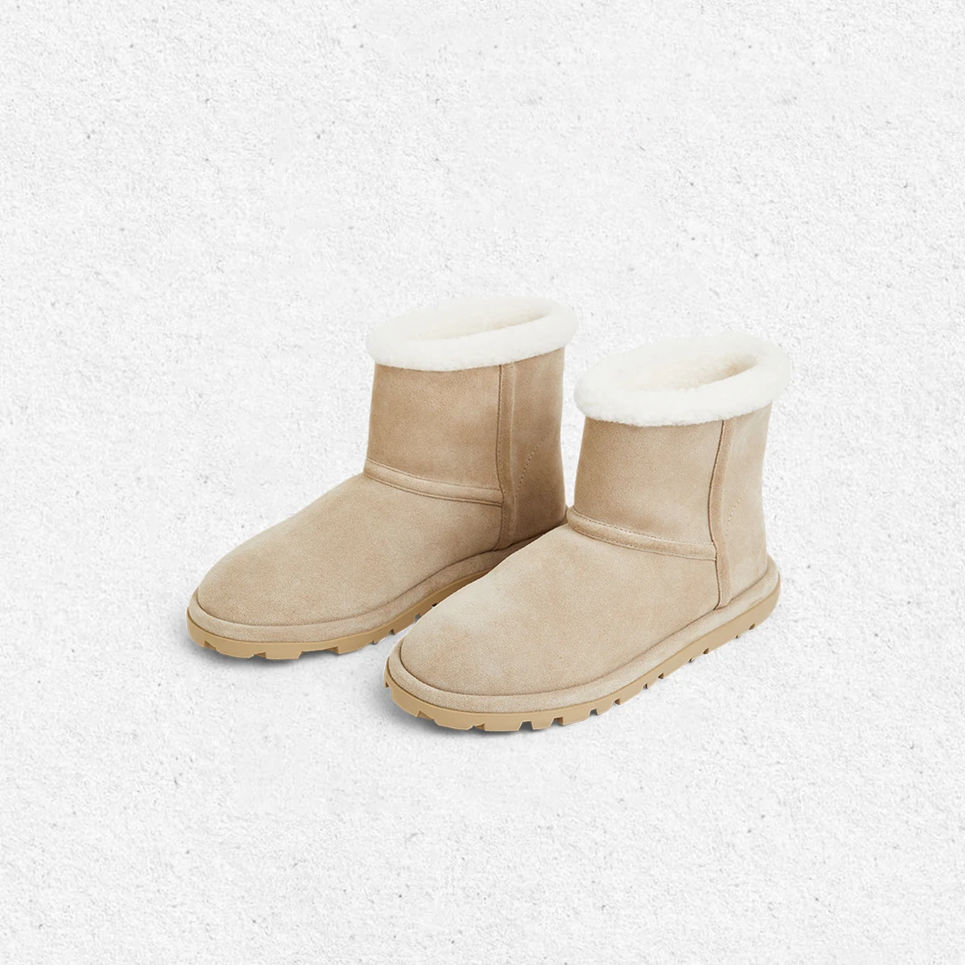 羊毛小短靴雪地靴毛毛鞋加厚保暖短靴JH010