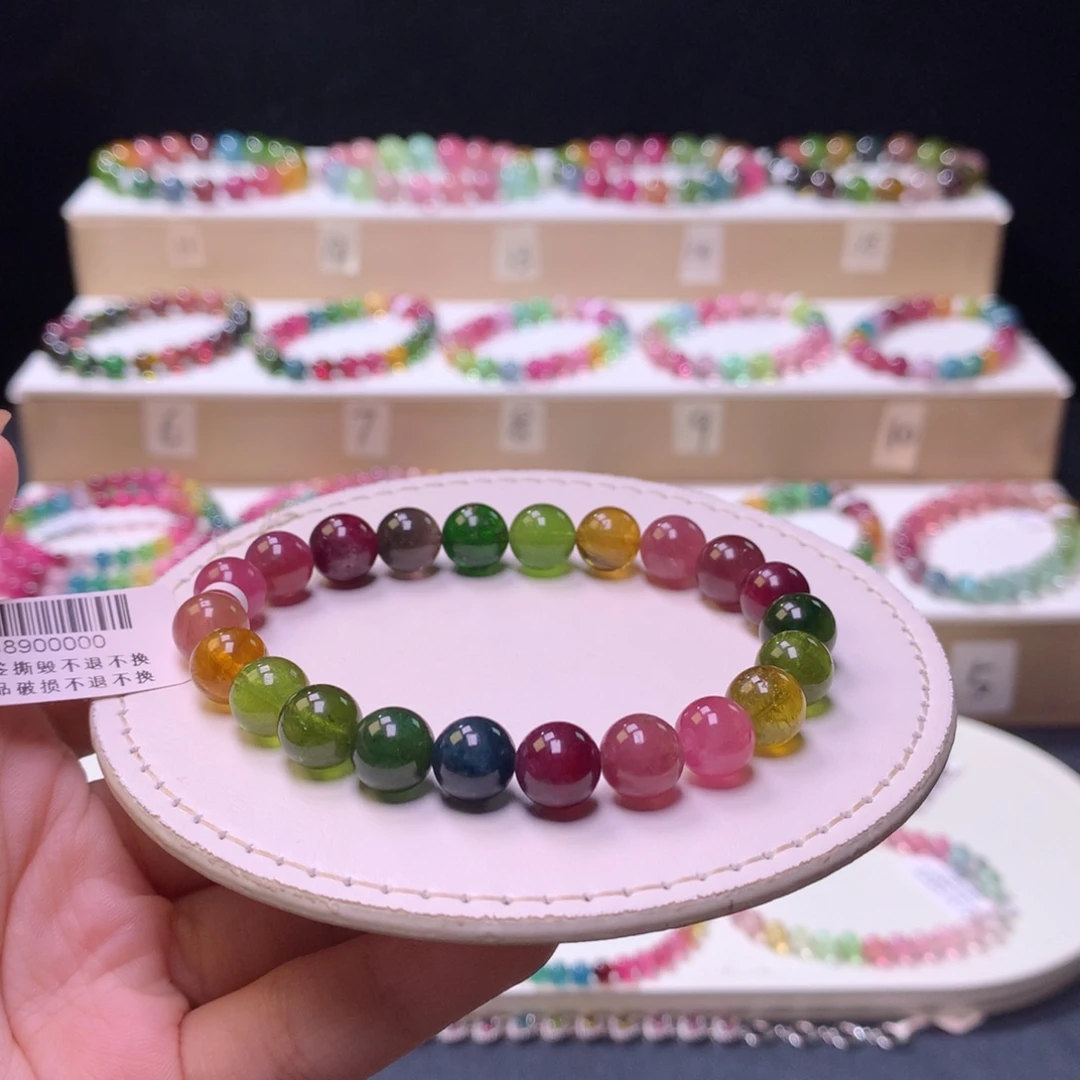 未镶嵌手链碧玺碧玺