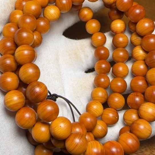 柏木（崖柏）全陈化老料把件串