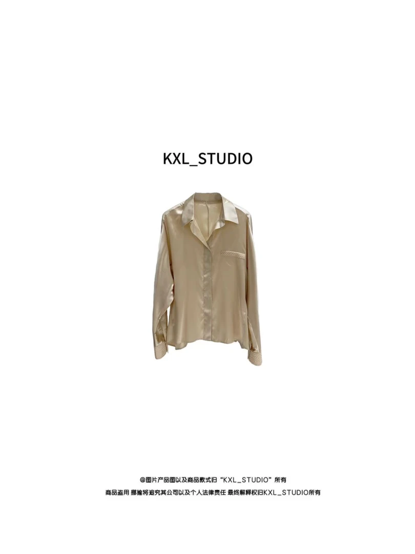 KXL-STUDIO【KELE精选】桑蚕丝衬衣14099