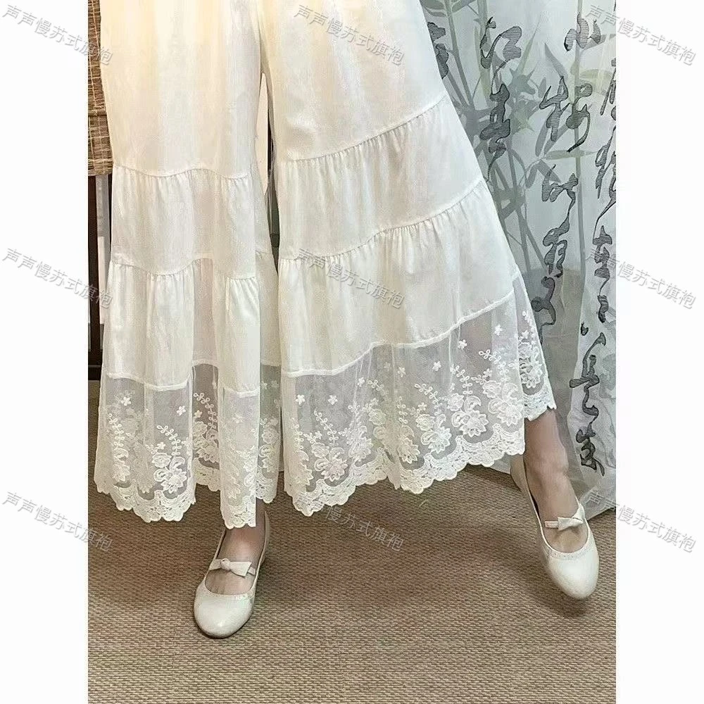 【升级面料】裤裙旗袍内搭衬裤衬裙打底裤旗袍叠穿复古日常旗袍衬裤