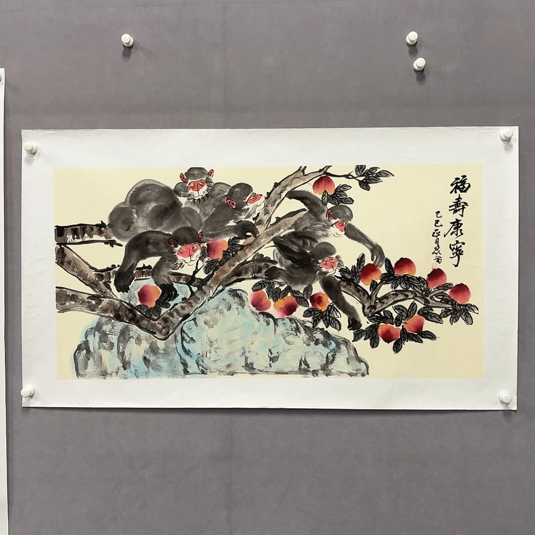 国画亲笔手绘放心去藏