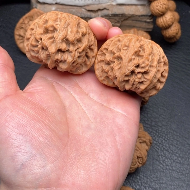 桃核把件尺寸47苹果