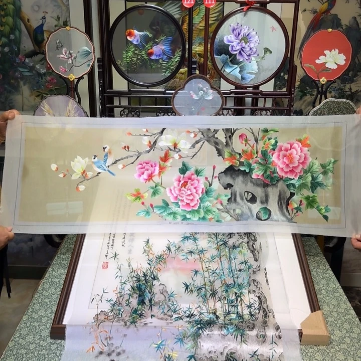 刺绣手工苏绣工艺制作技艺精湛