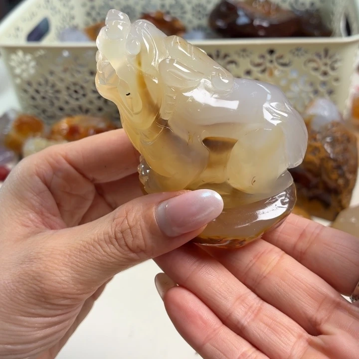 未镶嵌吊坠(不含链)玛瑙/玉髓