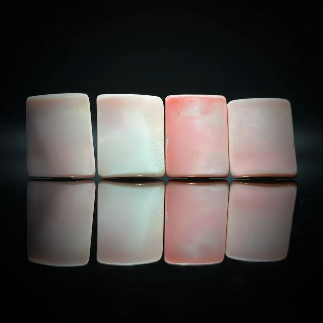 合金琉璃吊坠 【缪老师严选】YY5068粉色无事牌吊坠 多样性发其