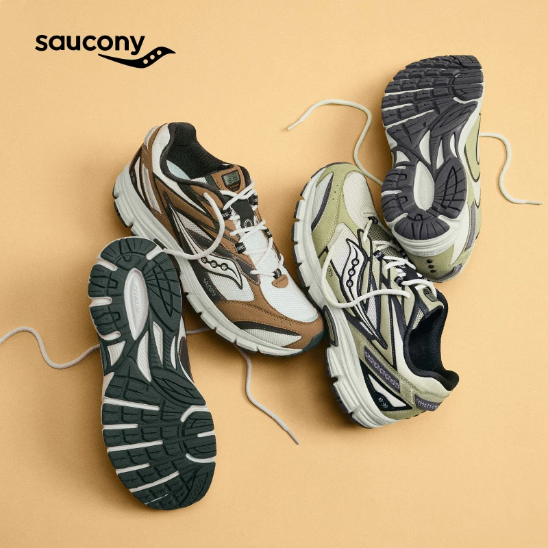 Saucony索康尼COHESION 2K PRM电子表情侣复古跑鞋休闲运动老爹鞋