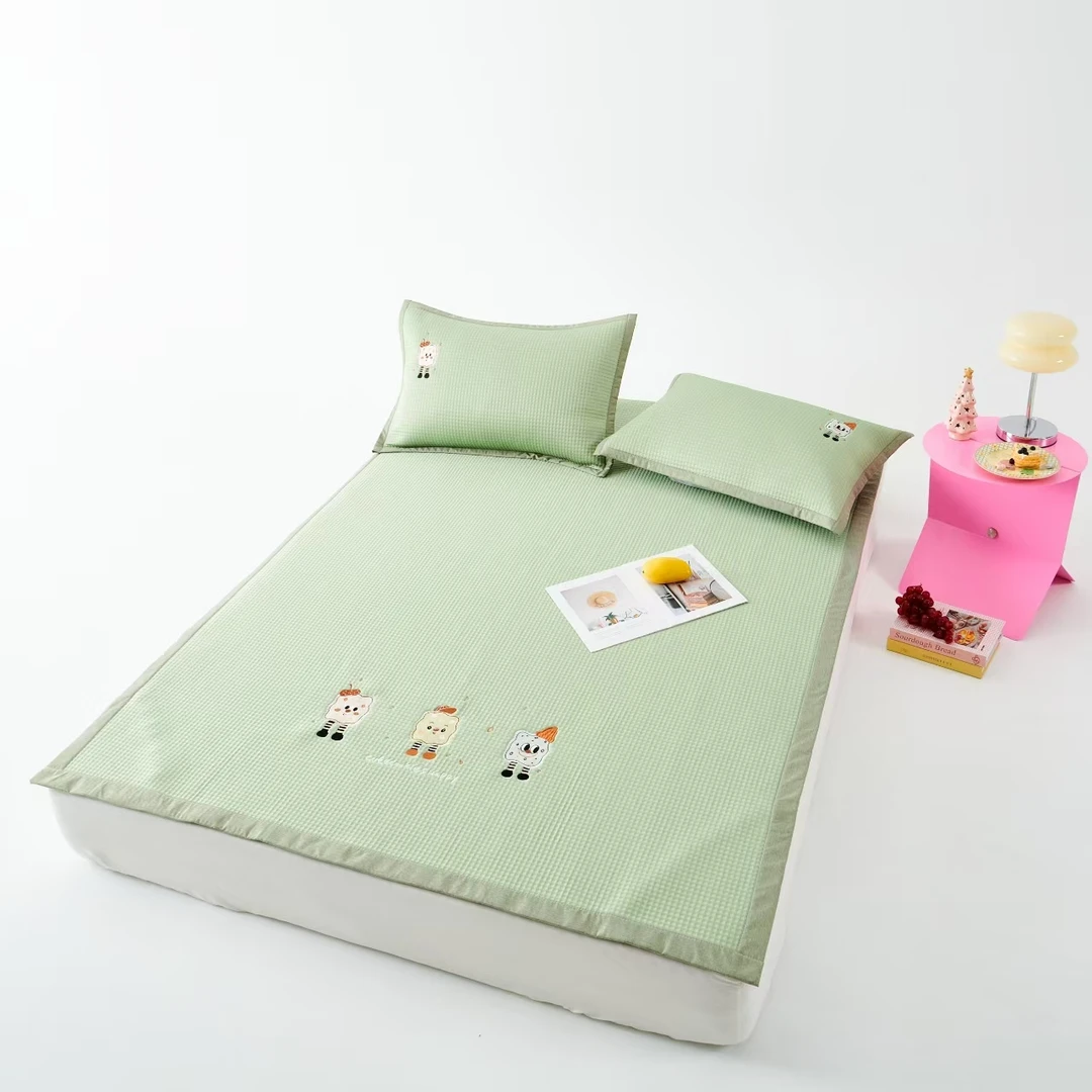 A类抗菌冰豆豆PE乙纶凉感席空调软凉席床席款