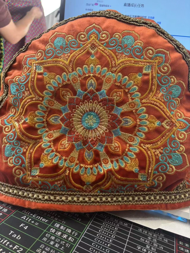 网红民族风茶壶帽