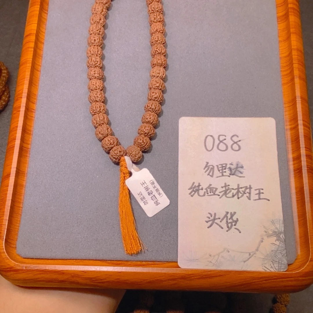 金刚菩提手串088头货勿里达纯血老树王10.4