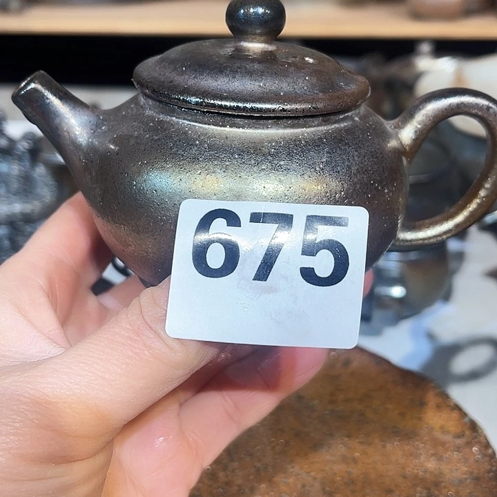 壶高温柴烧陶泥手工壶