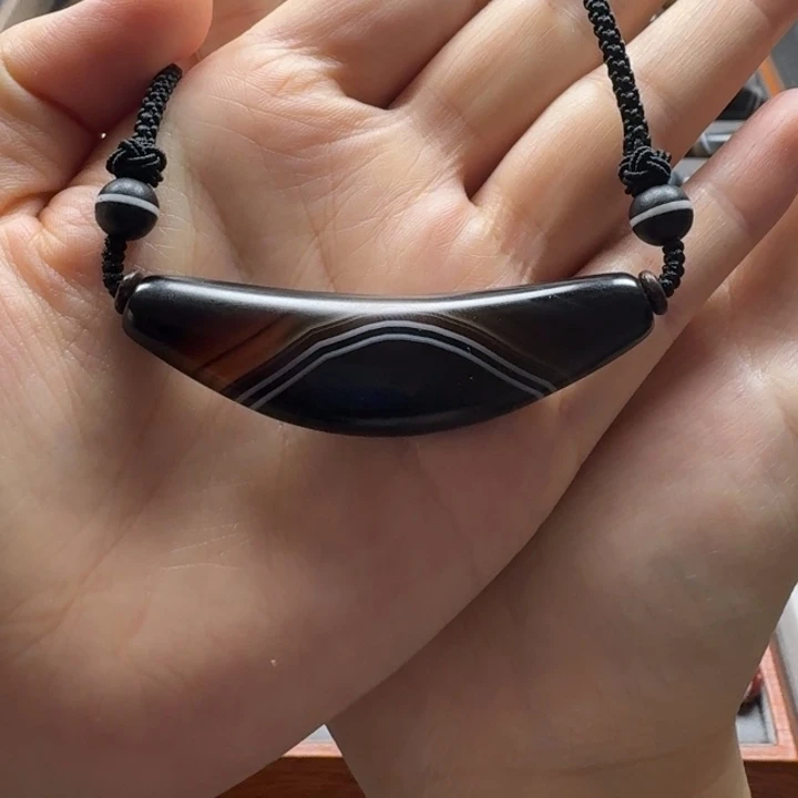 玛瑙/玉髓未镶嵌锁骨