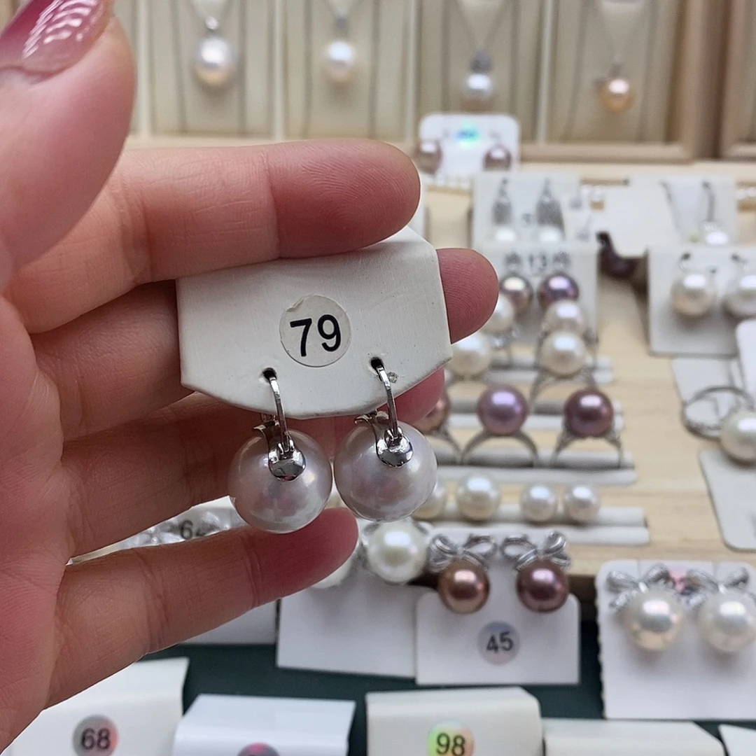 幸***人银S925镶嵌颈饰淡水珍珠