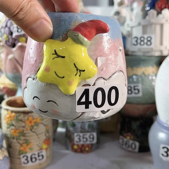 红陶多肉植物花盆