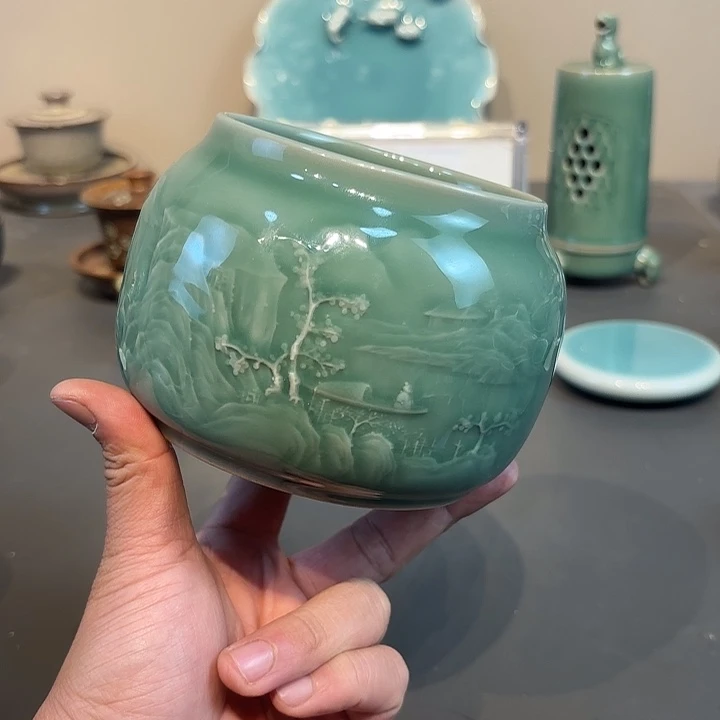 瓷片龙泉青瓷福利青瓷